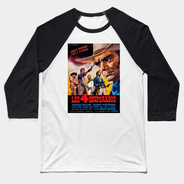 A Bullet for Sandoval (1969) Baseball T-Shirt by Scum & Villainy